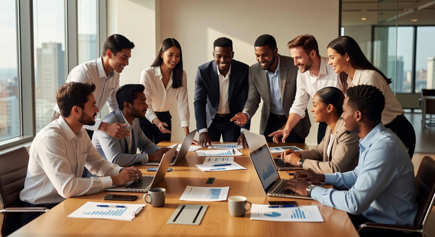 Unser Team bei der Strategieplanung