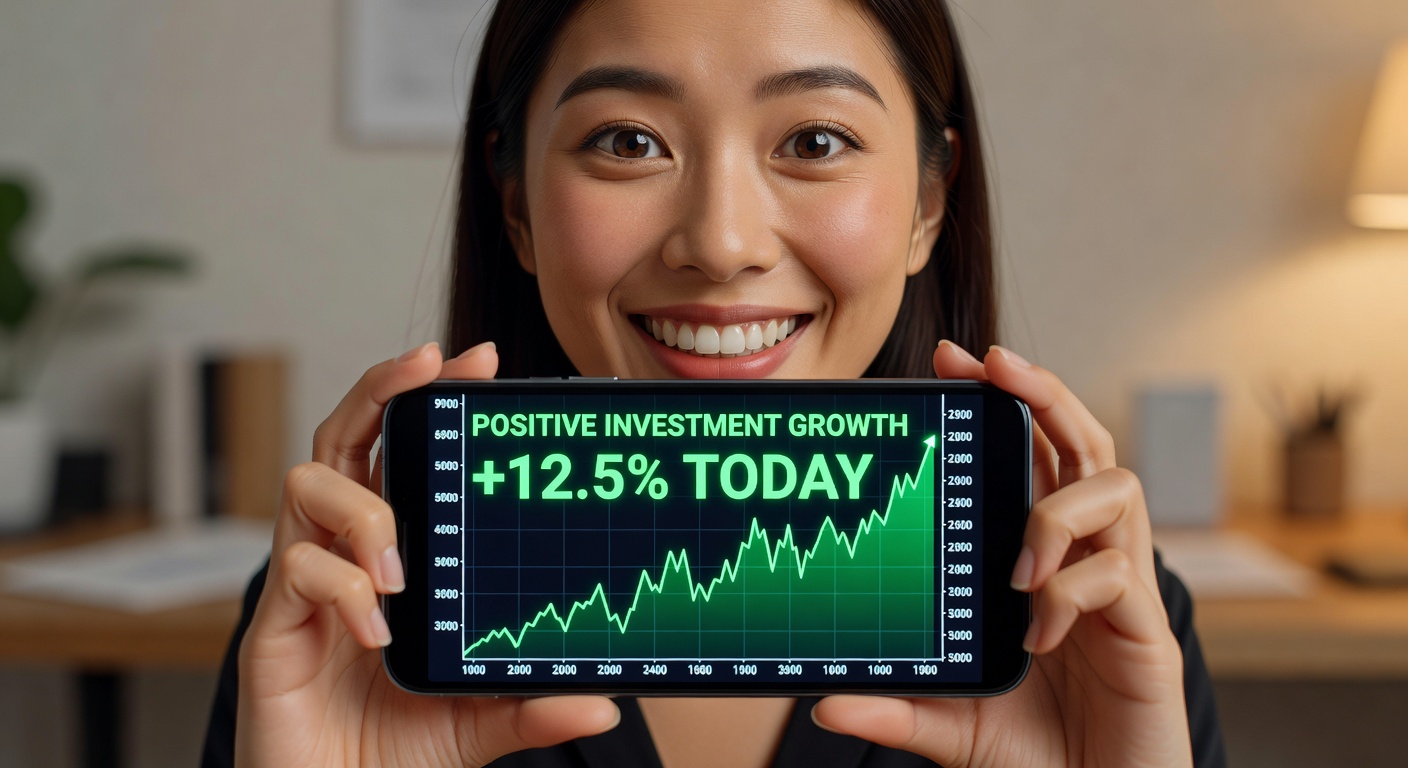 Investment Charts auf dem Smartphone