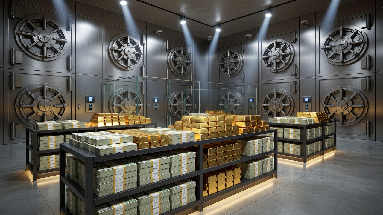 Sicherer Banktresor